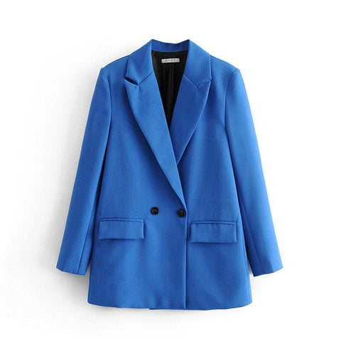 Veste Vintage Femme Blazer Bleu | La ...